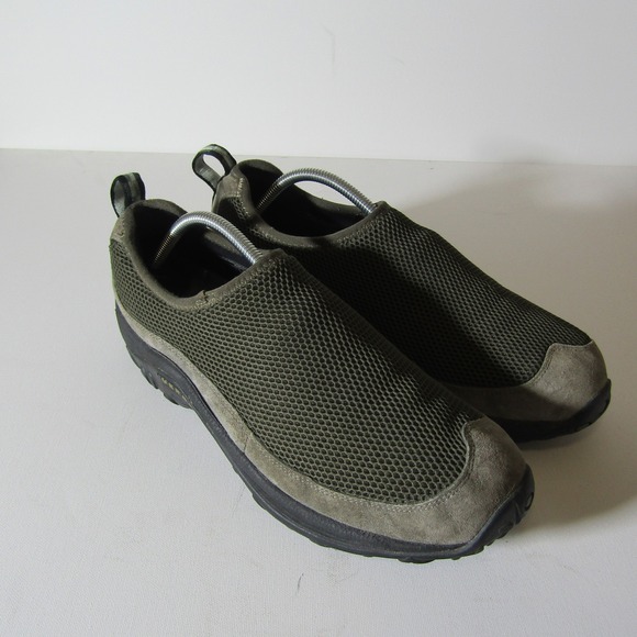 Merrell Shoes Mens 11 Jungle Moc Slip On Ventilator Hiking Outdoors Casual